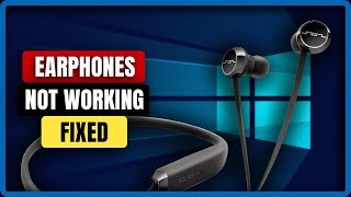 Earphones not Working on PC Windows 11 Fixed [upl. by Evslin347]