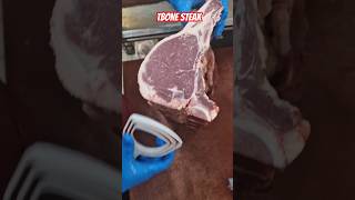 Tbone steak everfreshbutchers meat beef foodie food foryou viralshorts shorts mutton [upl. by Ziwot]