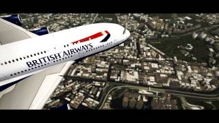 FSX Movie  British Airways [upl. by Ymmat]