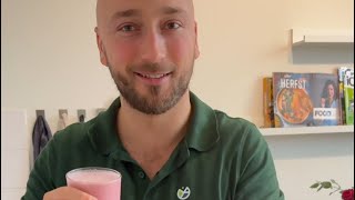 Eiwitrijke Aardbei Banaan Smoothie [upl. by Dunlavy]