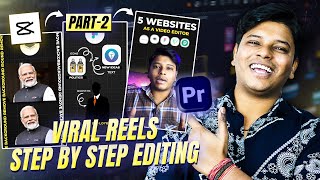 Viral Reels Editing Part 2 Step by Step Editing Tutorial  Premiere Pro Editing tutorial [upl. by Constantin348]