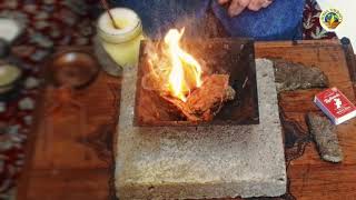 Agnihotra as performed in Homa Therapy A practical demonstration [upl. by Odysseus]