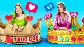 Princesse Riche Et Ringarde VS Princesse Fauchée Et Populaire [upl. by Adnawt]