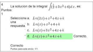 Examenes UNAD CALCULO INTEGRAL Act 3 [upl. by Rudie]