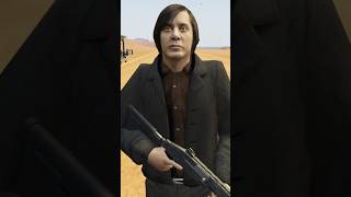 Walter White vs Anton Chigurh  AI Western Standoffs gta5machinima gamingshorts [upl. by Giglio]