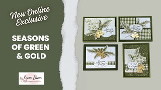 Season of Green and Gold Collection Stampin Up [upl. by How]