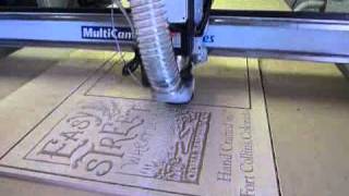 MultiCam 3000 3D Engraving [upl. by Dlanor]