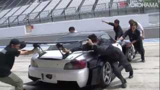 Detailed video of Top Fuel Honda S2000 time attack car testing for WTA at Suzuka Circuit [upl. by Rimma]