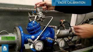 BERMAD Valves 720 calibration and manual operation [upl. by Ahsikyw7]