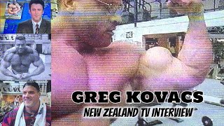 360lb GREG KOVACS  1997 New Zealand TV Interview [upl. by Anahahs998]