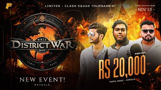 MRCS District War  2024  Official Trailer  20000 INR Prize Pool  FreeFire Max [upl. by Ardnuas]