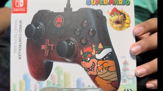 Unboxing a Bowser Nintendo switch controller [upl. by Anwaf]