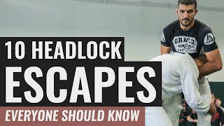 10 Headlock Escapes EVERYONE Should Know [upl. by Blayne]