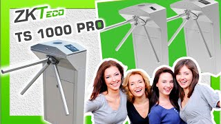 🚨 TORNIQUETE PEATONAL ZKTECO TS1000pro 🚀 Control de Acceso Peatonal Zkteco 💪 Torniquete de Acceso 💛 [upl. by Attenahs]