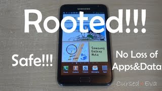 How to Root the Galaxy Note Safest amp Latest N7000  ICS Only  Cursed4Eva [upl. by Notpmah]