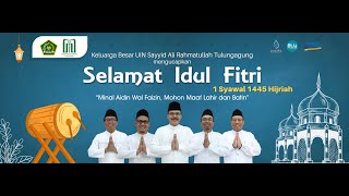 Ucapan Selamat Idulfitri 1445 H UIN SATU Tulungagung [upl. by Anev]