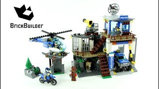 LEGO CITY 60174 Mountain Police Headquarters Speed Build for Collecrors  Mountain Police 79 [upl. by Seyer734]