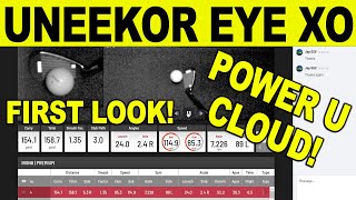 UNEEKOR EYE XO  Power U Cloud  FIRST LOOK amp REVIEW Golf Simulator Software [upl. by Aiym985]