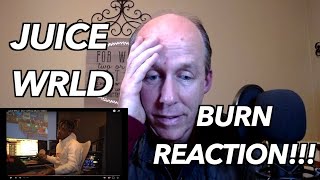 THERAPIST REACTS to Juice Wrld Burn [upl. by Arimat]