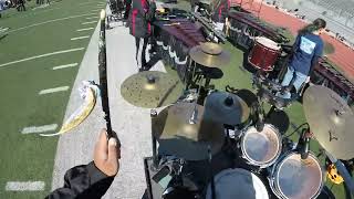 Arctic Elegy Drumset Cam James Logan HS Marching Band  Chino Hills HS 11192022 [upl. by Nrol137]