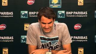 Roger Federer Reacts To Mathieu Win [upl. by Martella]