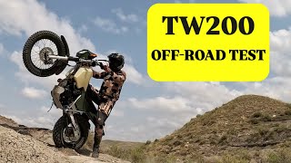 Yamaha TW 200 OffRoad test [upl. by Enyawad]