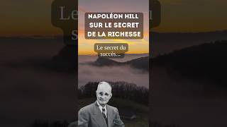 Le principal secret de largent Napoléon Hill shorts [upl. by Rimola474]