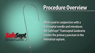 SafeSept Transseptal Guidewire Instructional Video LIFE Systems Medical [upl. by Candyce]