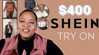 SHEIN Plus Size Winter Basics Haul UNsponsored [upl. by Grevera287]