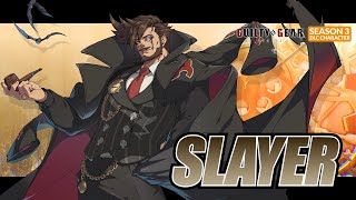 GUILTY GEAR STRIVE Season Pass 3 Playable Character 4 Slayer Trailer [upl. by Chelsie8]