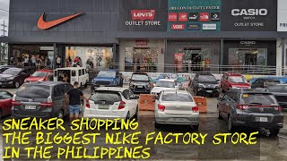 Sneaker Shopping  The biggest Nike factory outlet in the Philippines [upl. by Enilaf]