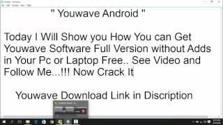 Youwave 57 Full Version For Pc Activated 2017 [upl. by El197]