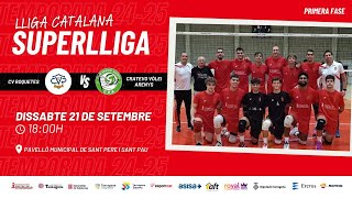 LIGA CATALANA SUPERLIGA CV ROQUETESCRATEVO VOLEI ARENYS [upl. by Harehs975]