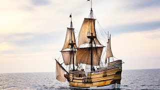 Tour of Mayflower Ship 1620  First Ship of the Pilgrims amp the Puritans Journey [upl. by Bensky]