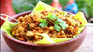 Goat Brain With Egg Fry  Moolai Muttai Poriyal in Tamil  மூளை முட்டை வறுவல் பொரியல்  Bheja Fry [upl. by Ludwigg]