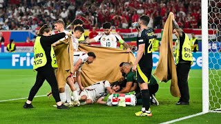 Barnabas Varga injury  Scotland vs Hungary  Highlights  Euro 2024 [upl. by Francisco]