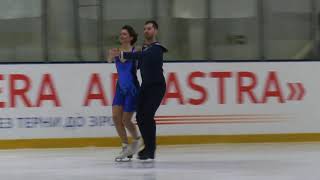 Ukrainian Nationals 2021 Alexandra Nazarova and Maxim Nikitin RD [upl. by Idel]