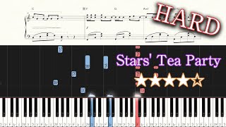 Stars Tea Party  Huiche  Hard Piano Tutorial  Sheets [upl. by Amaleta160]