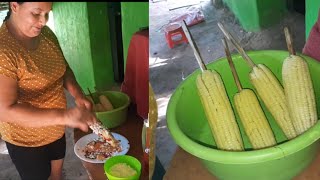 asi de ricos nos quedaron los elotes locos 🤤🌽🌽 [upl. by Uriia]