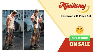 Upowex Resistance Bands Set  Resistance Band Set  5 Stackable Exercise Bands  UPowex [upl. by Aierbma]