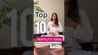 Yoga Asanas for Fertility Planning a Baby fertility conceive conceivenaturally [upl. by Nerrag]