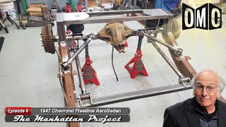 The Manhattan Project Episode 4 Mounting the rear air bags and making a transmission cross member [upl. by Licht]