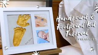 Save your newborn Babys Handprint or Footprint [upl. by Tirrag]