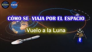 Cómo son los Viajes espaciales El Viaje a la Luna del Apolo [upl. by Aerdna]