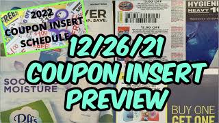 122621 COUPON INSERT PREVIEW  PRINTABLE 2022 COUPON INSERT SCHEDULE [upl. by Aielam323]