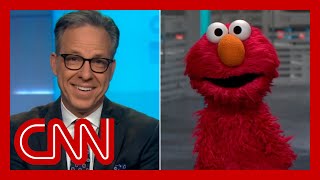 Elmo asked us all how we were doing Jake Tapper decided to ask him too [upl. by Sheffie]