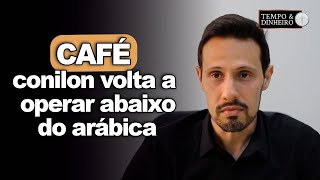 Café conilon volta a operar abaixo do arábica comenta Bruno Labs [upl. by Padegs]