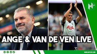 LIVE  Ange Postecoglou and Micky van de Ven preAZ [upl. by Nahpets]