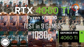 RTX 4060  Ryzen 5 5500  Test in 8 Games  1080p  All Settings Tested [upl. by Garreth]