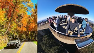 Fall Drive Through The Great Smoky Mountain National Park amp Hike To Clingmans Dome Tower [upl. by Riehl]